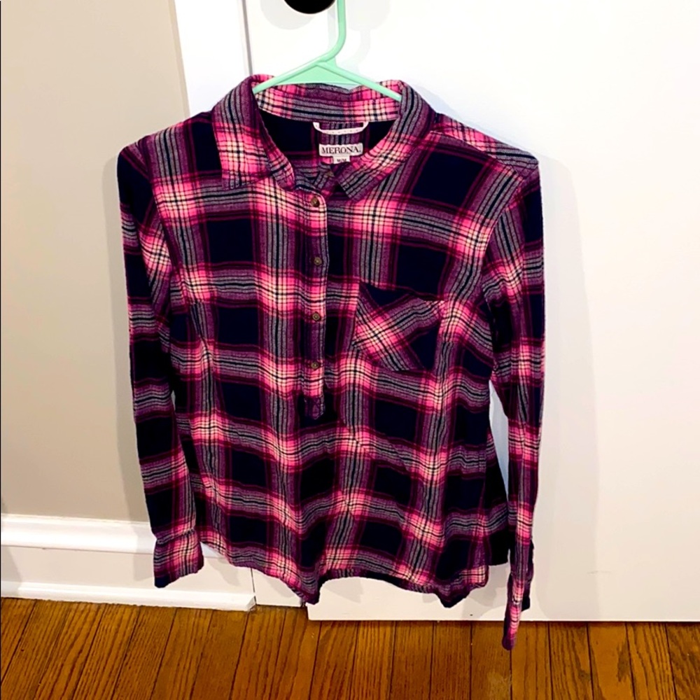 Merona plaid